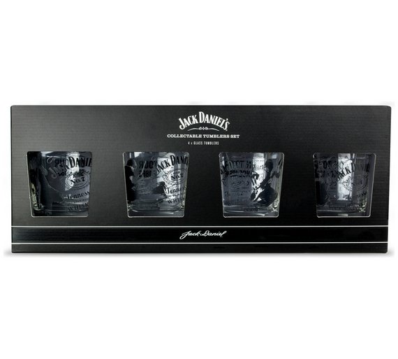 ZESTAW 4 SZKLANEK DO WHISKEY JACK DANIELS 28695