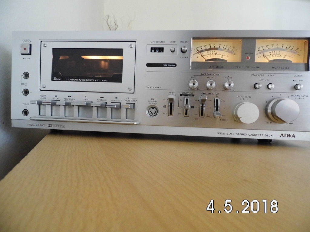 Magnetofon kasetowy AIWA AD-6800 - 7328496372 - oficjalne archiwum Allegro