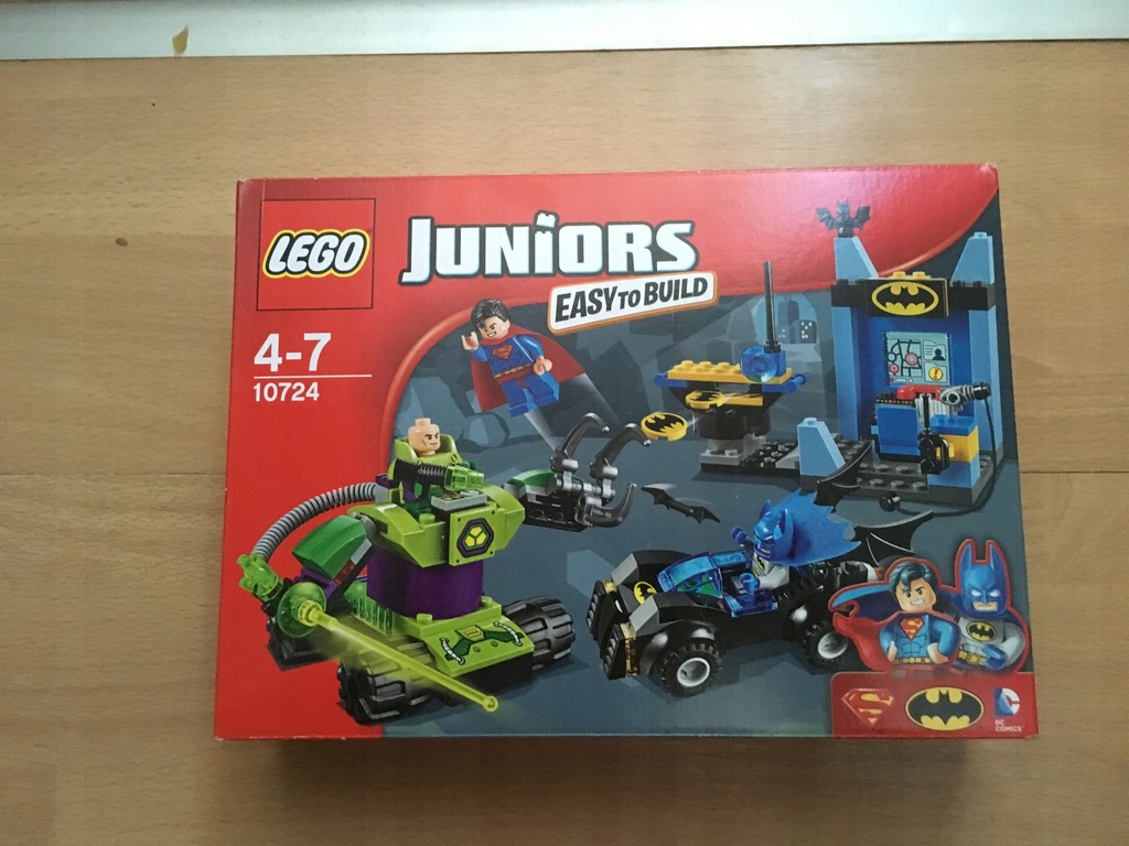LEGO JUNIORS 10724 Batman Superman Lex Luthor NOWY
