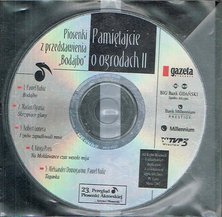 = Pamiętajcie o ogrodach II BODAJBO Kukiz Preis =