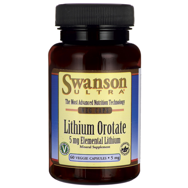 LIT OROTAN LITU 5mg (5000 mcg) 60kaps SWANSON -10%