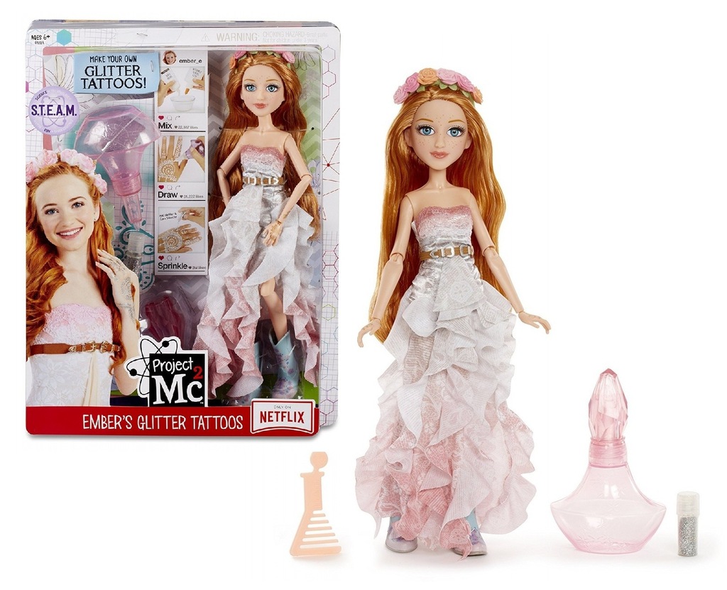 PROJECT MC2 Eksperyment + Lalka Ember, tatuaże
