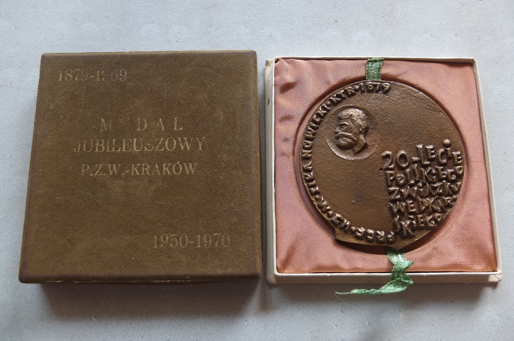 MEDAL B. CHROMY - 20 LAT PZW 1969 Sygnowany - 7396820185 - Oficjalne ...