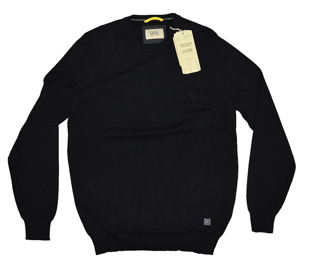 CAMEL ACTIVE ŁATY sweter C-NECK 454512/39 XL