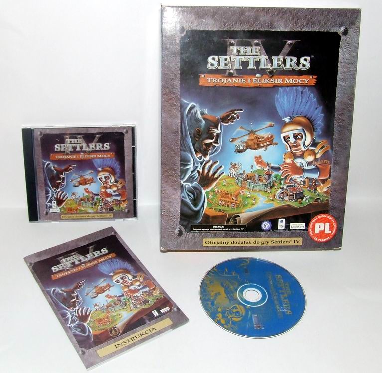 The SETTLERS IV TROJANIE i ELIKSIR MOCY - BIG BOX