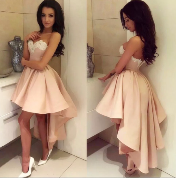 Sukienka z dłuższym tyłem , studniówka , ślub itd