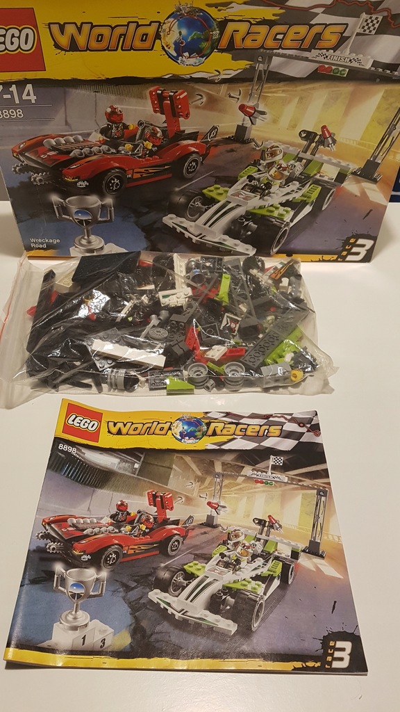 LEGO 8898 WORLD RACERS DROGA WRAKÓW