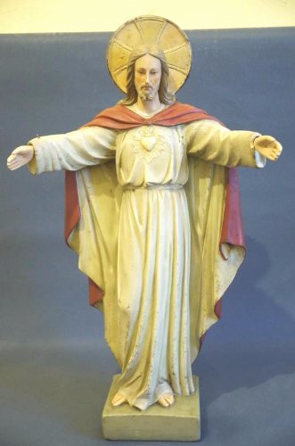 H-P PIĘKNA  DUŻA  FIGURA  JEZUSA  CHRYSTUSA 60 cm
