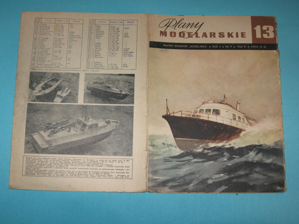 Plany Modelarskie 13,14,53,92,141,147 niekompletne