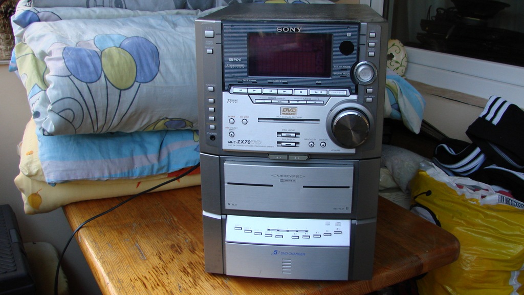 Wieża Sony MHCZX70 dvd 7318514028 oficjalne archiwum Allegro
