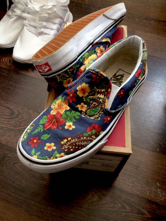 Vans slip outlet on w kwiaty