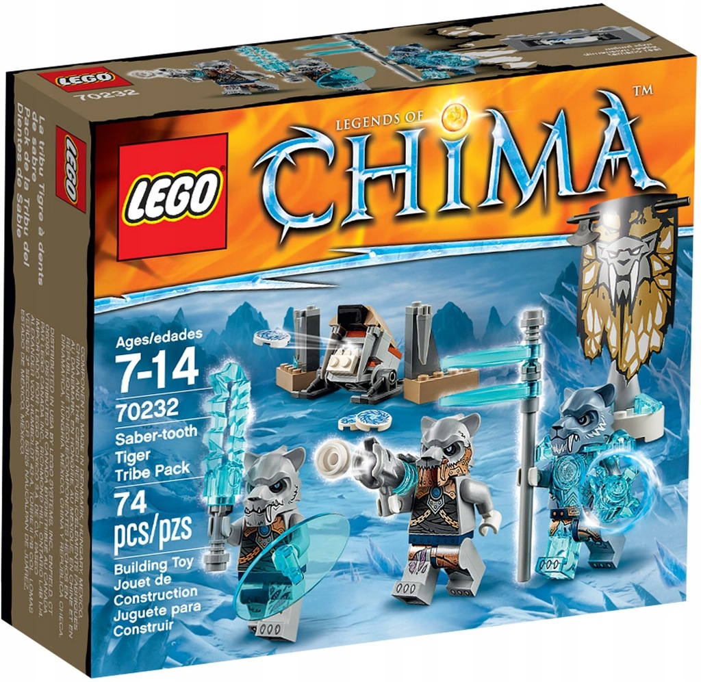LEGO Chima 70232 Plemię Tygrysów Saber Tooth Tribe