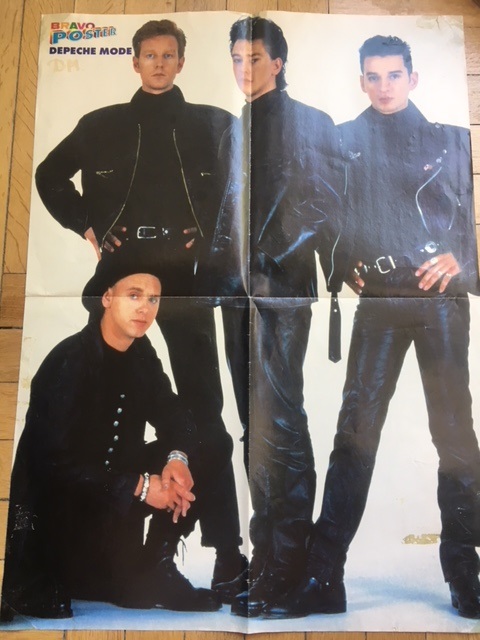 Plakat Depeche Mode oryginał z lat 90-ch  86x56 cm