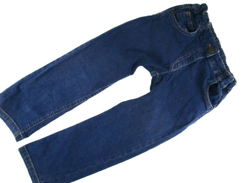 MYLU GEORGE Jeansy spodnie regulowane guma 104 110