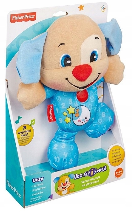 FISHER PRICE SZCZENIACZEK UCZNIACZEK NA DOBRANOC