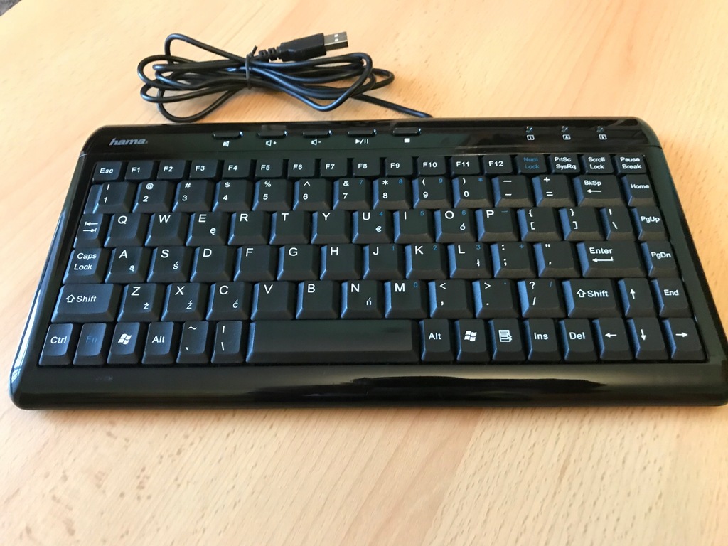 Klawiatura Hama SL640 Slimline Mini Keyboard