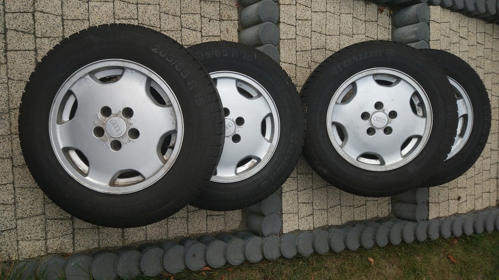 oryginalne felgi AUDI 100 C4 == komplet == ŚLĄSK