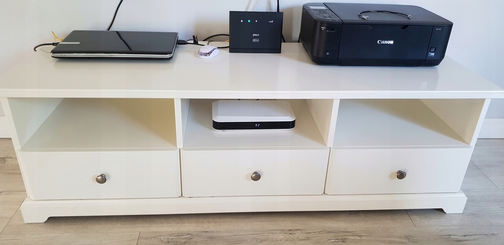 IKEA LIATORP stolik kawowy 93x93 cm BIAŁY plus TV