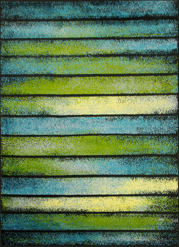 133x190 KOLOROWY DYWAN RAINBOW DESKI PASKI ZIELONY