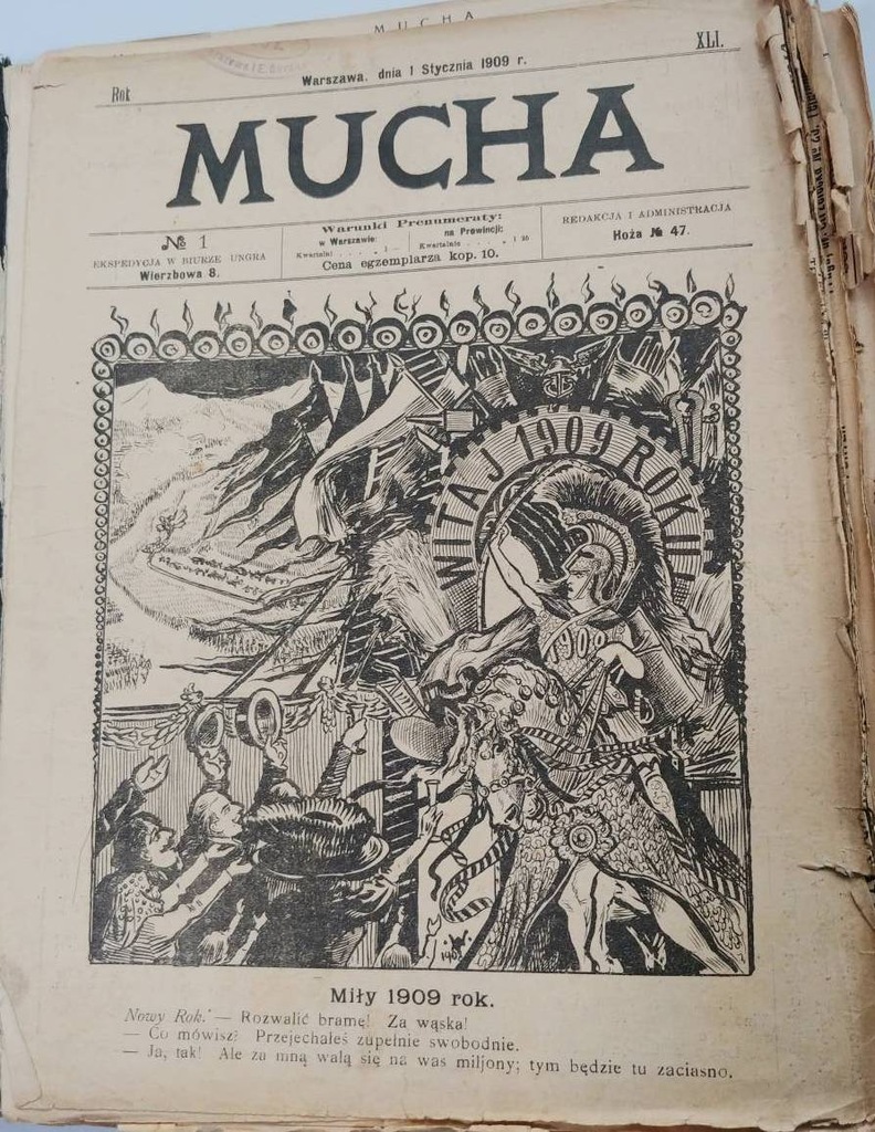 MUCHA Rocznik 1909 - numery 1 - 52