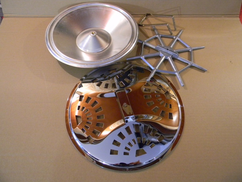 Gitara rezofoniczna dobro dekiel pająk rezonator