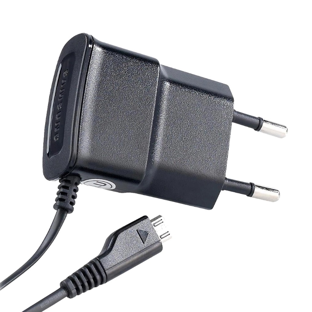 ładowarka SAMSUNG 0,7A do starszych telefonów 7378926672 Oryginalna ładowarka sieciowa firmy Samsung model ETAOU10EBE