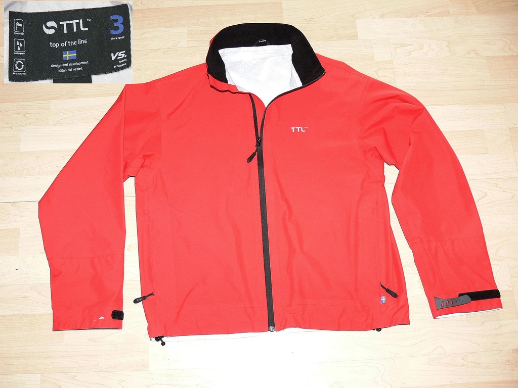kurtka= TTL SWEDEN = L XL Membrana WATERPROOF gtx