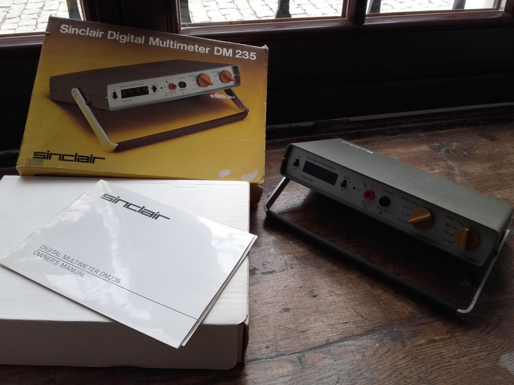 SINCLAIR MULTIMETER DM235 Vintage stan kolekcjoner