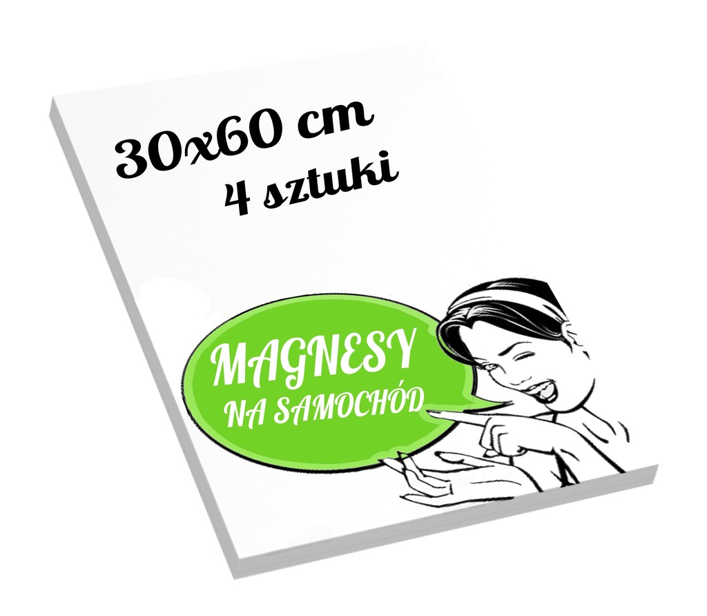 TANIO Folia magnetyczna, Reklama na Magnesie 4szt