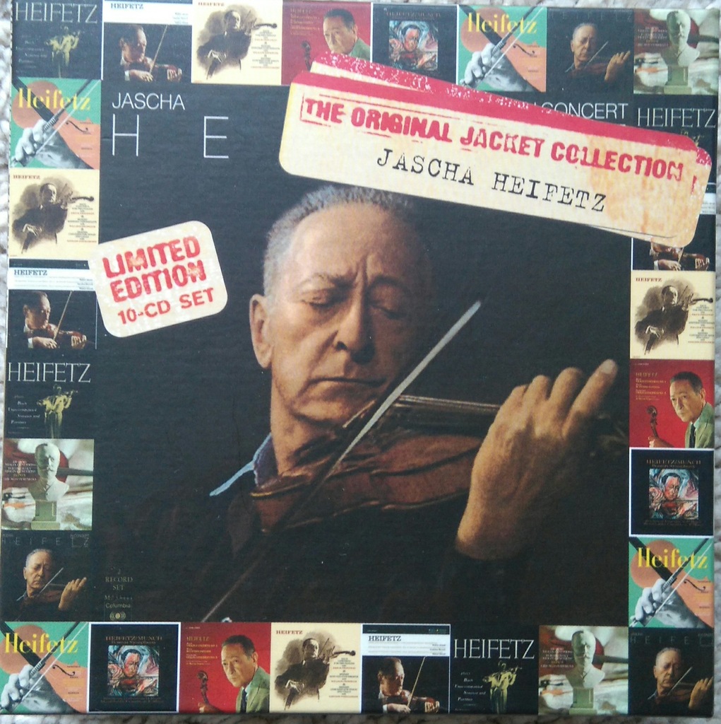JASCHA HEIFETZ ORIGINAL JACKET COLLECTION BOX 10CD
