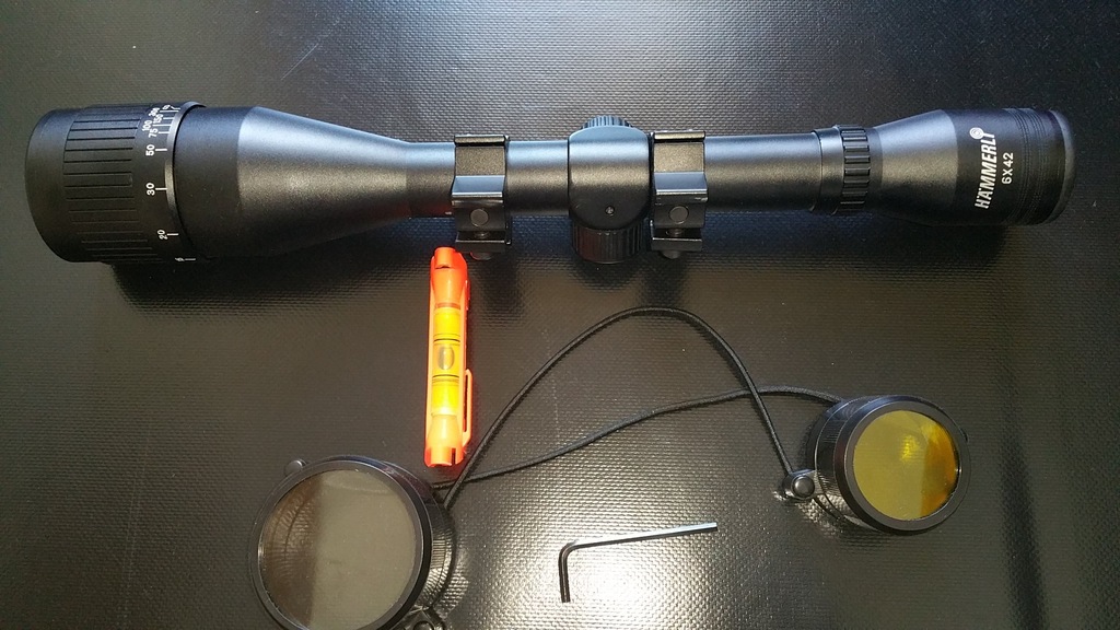 Luneta Hammerli/Walther 6*42 +montaż 11mm Paralaxa