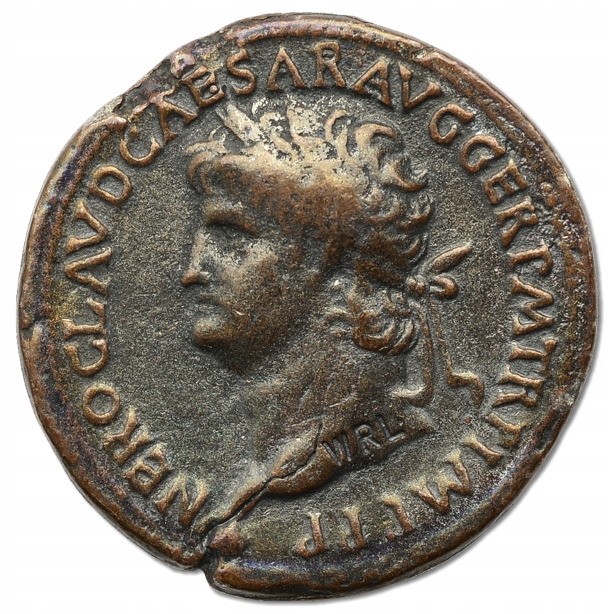 22.RZYM, NERON, SESTERCJA 54 - 68 DECVRSIO kopia