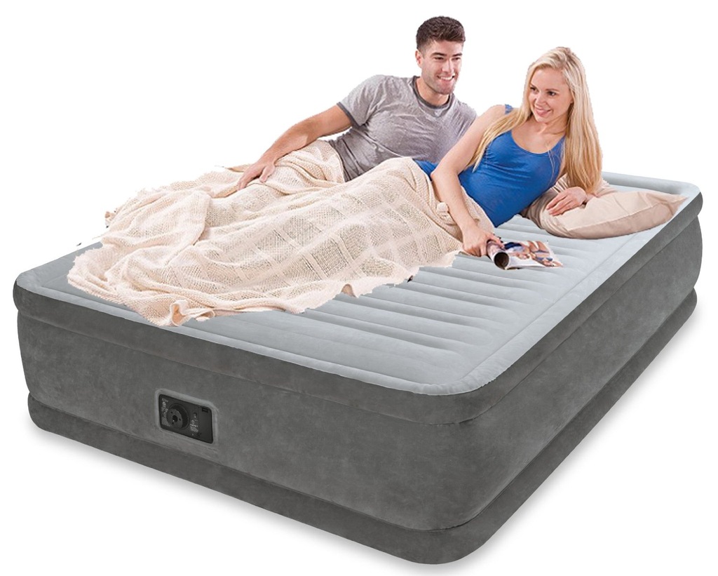 intex queen size ultra plush raised airbed mattress