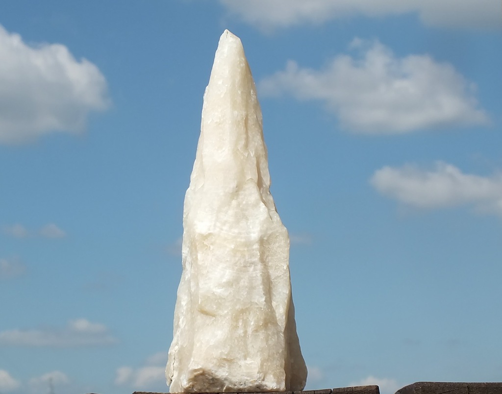 ONYKS BIAŁY - MONOLIT 1300g / 225mm TURCJA