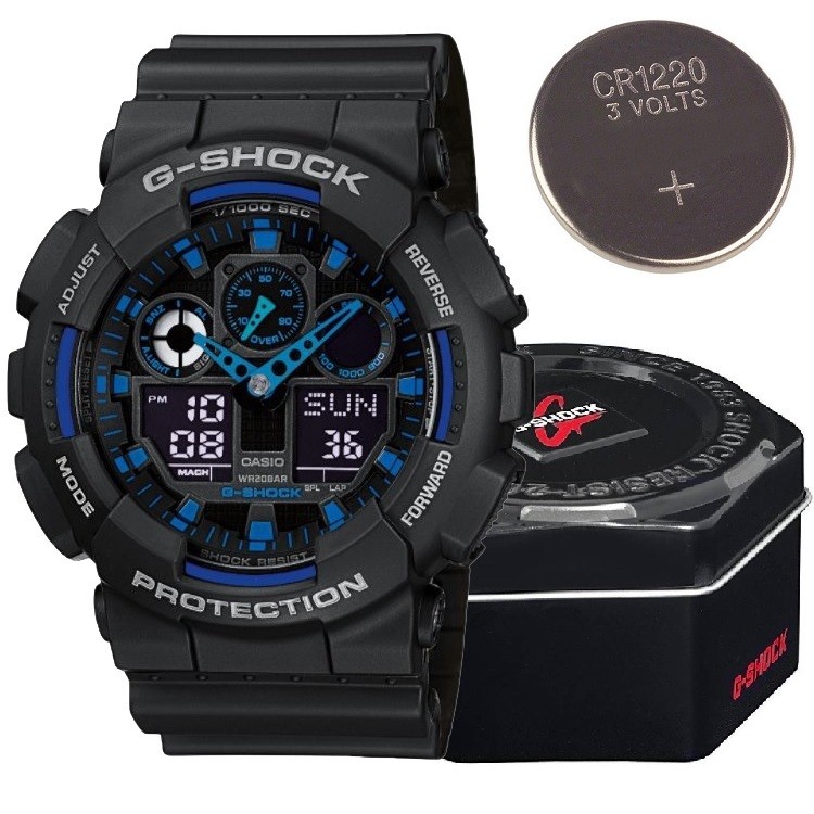 casio g shock ga 100 battery