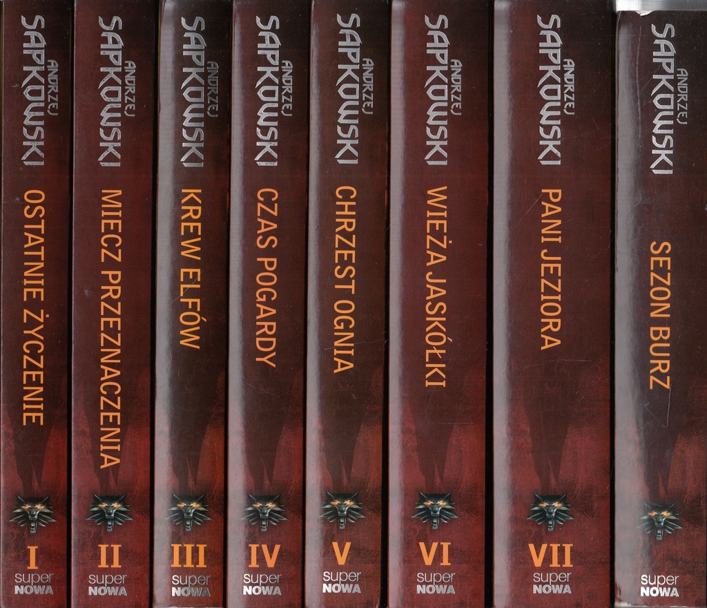SAGA WIEDŹMIN komplet + SEZON BURZ * A. SAPKOWSKI
