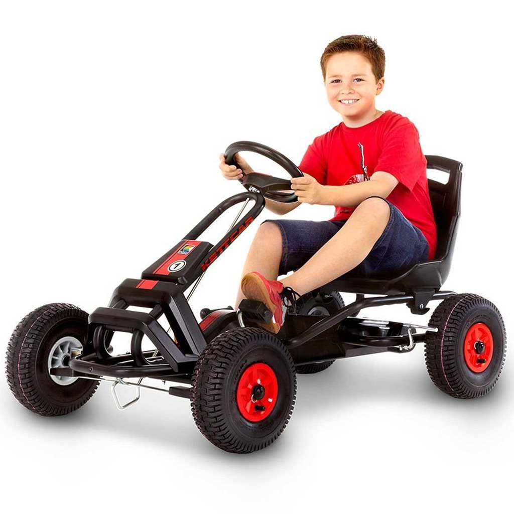 KETTLER Gokart na Pedały Barcelona Pompowane Koła