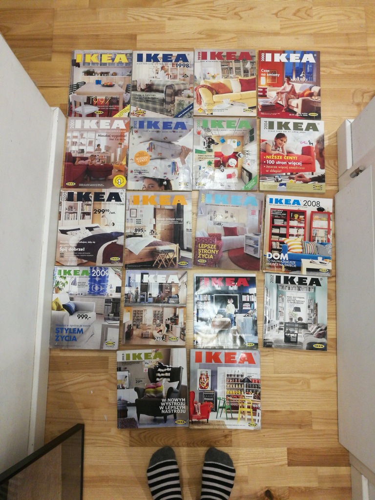 Katalogi ikea komplet archiwalne 1997 do 2014