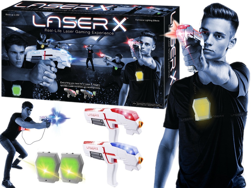 LASER X PISTOLET NA PODCZERWIEŃ PODWÓJNY TM Toys 7388835751