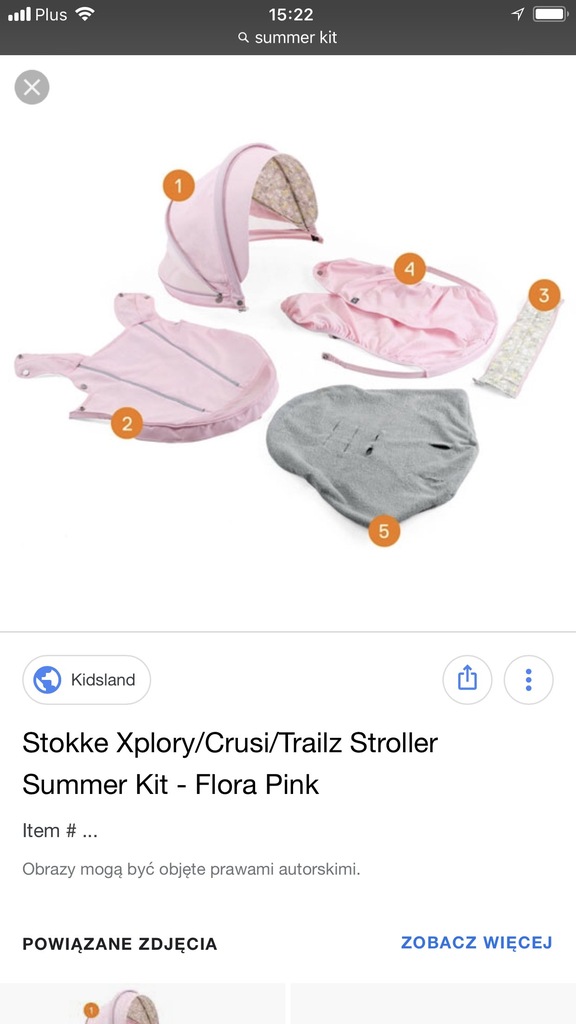 Stokke summer store kit flora pink