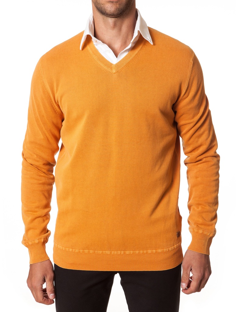 CAMEL ACTIVE BAWEŁNA sweter 3XL 384035/66 V-NECK
