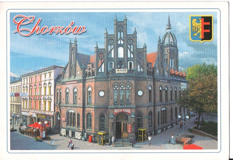 CHORZÓW - BUDYNEK POCZTY POLSKIEJ + HERB - 2010R