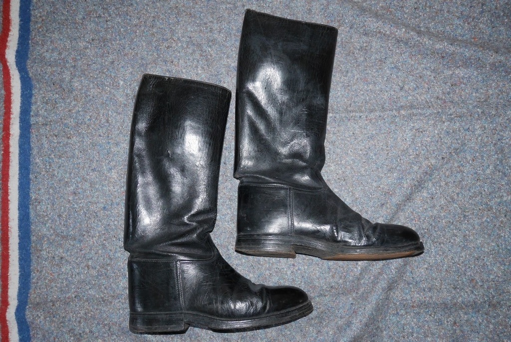 Buty oficerki wojskowe skóra partyzant powstanie