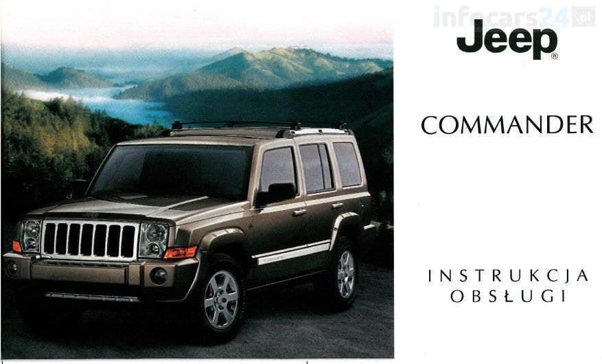 Jeep Commander 2005-2010 Nowa Instrukcja Obsługi