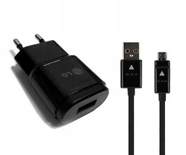 ORYGINALNA ŁADOWARKA LG + kabel micro USB 5V 1,8A