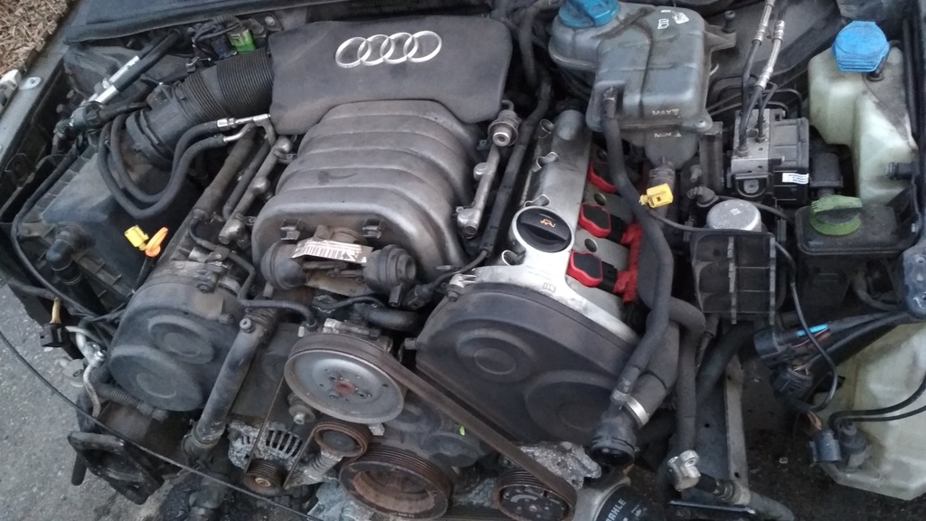 SILNIK USZKODZONY AUDI A4 B6 SŁUPEK 3.0 V6 ASN 7269498662 oficjalne