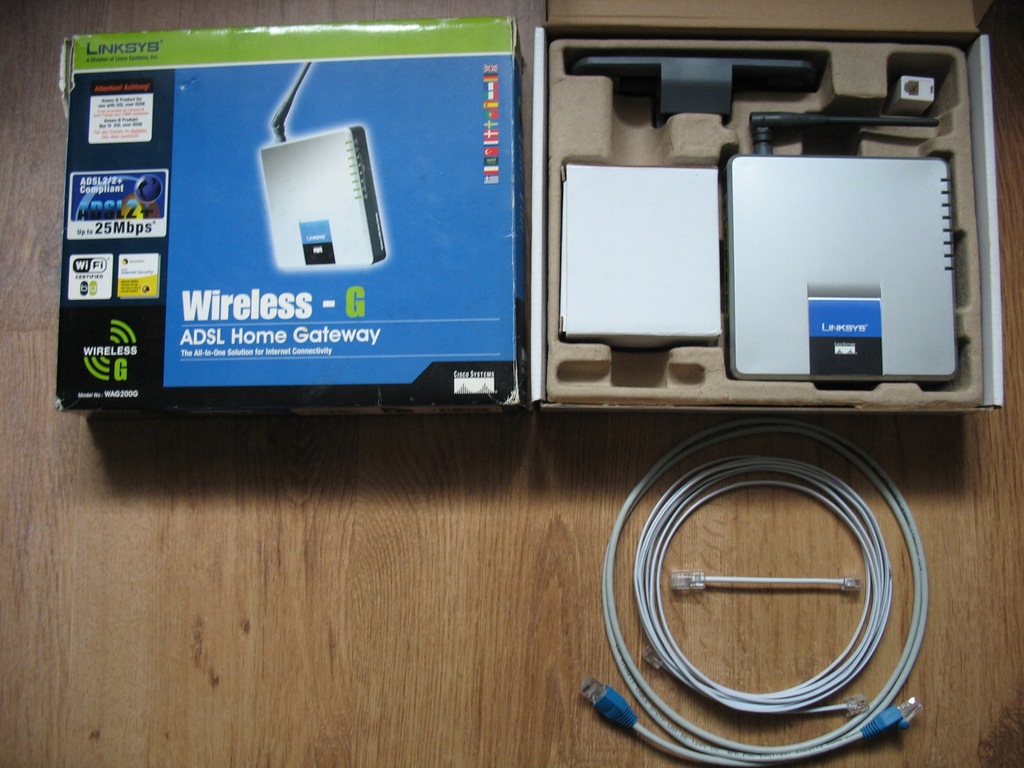 Router Linksys WAG200G ADSL/2/2+ Annex B do Netia