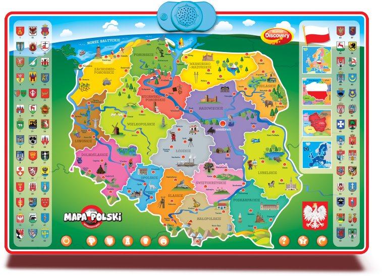 DUMEL TYCHY Interaktywna Mapa Polski - UCZY I BAWI