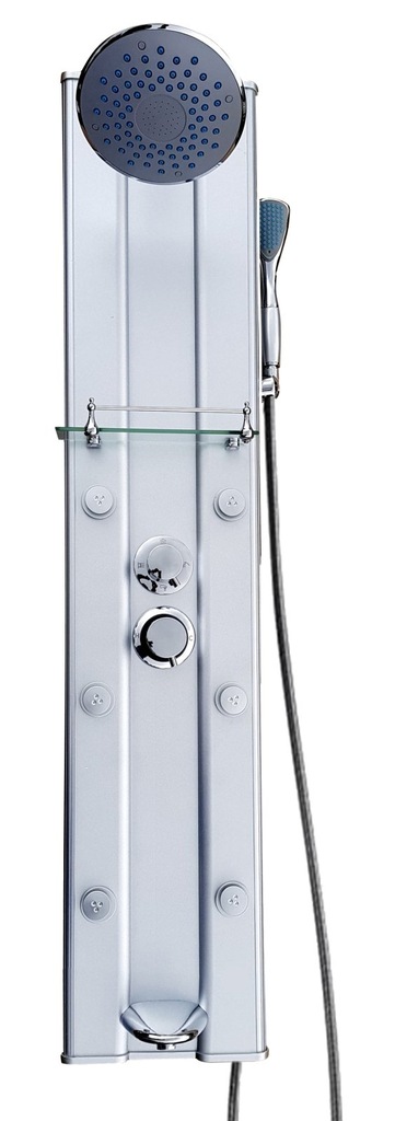Szeroki 27cm panel prysznicowy natryskowy narożny