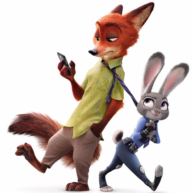 ZWIERZOGRÓD ZOOTOPIA KRÓLICZKA JUDY LIS NICK 2 szt